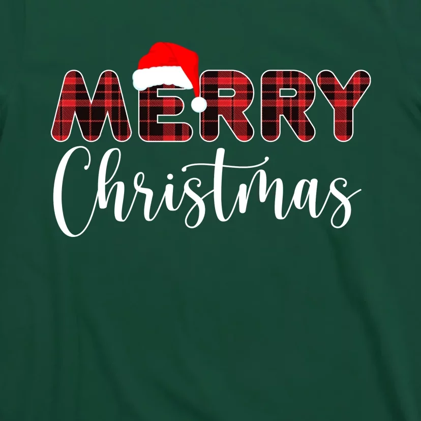 Merry-Christmas-Plaid-Santa-Holiday-T-Shirt-3 Merry Christmas Plaid Santa Holiday T Shirt 3