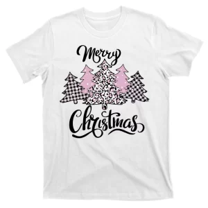 Merry Christmas Pretty And Pink T-Shirt