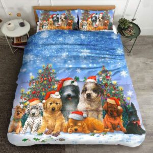 Merry Christmas Puppies TlT Bedding Sets