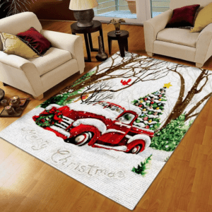 Merry Christmas Quotes Area Rug