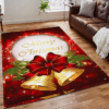 Merry Christmas Quotes Area Rug