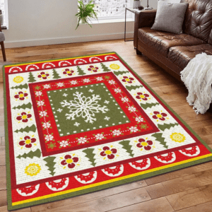Merry Christmas Quotes Printing Floor Mat Carpet