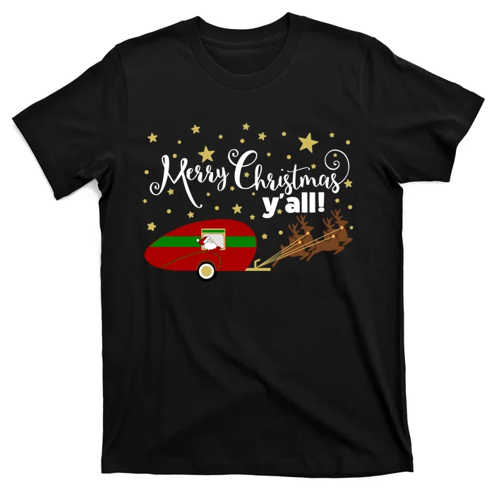 Merry-Christmas-Santas-Sleigh-T-Shirt Merry Christmas Santa's Sleigh T-Shirt
