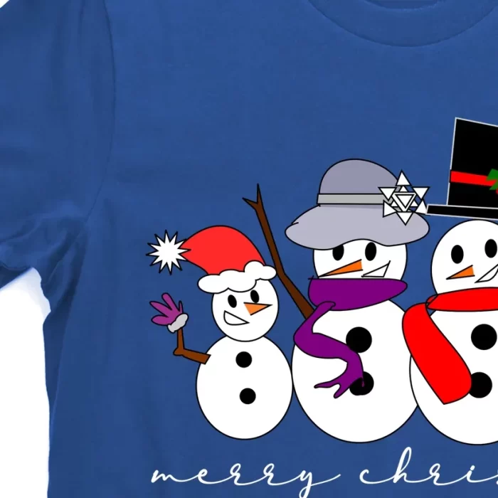 Merry Christmas Snowman Family And Friends T Shirt 3
