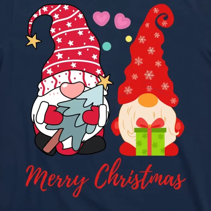 Merry Christmas Twin Gnome T Shirt 3