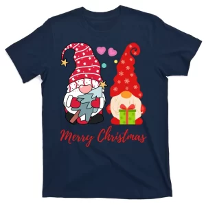 Merry Christmas Twin Gnome T-Shirt