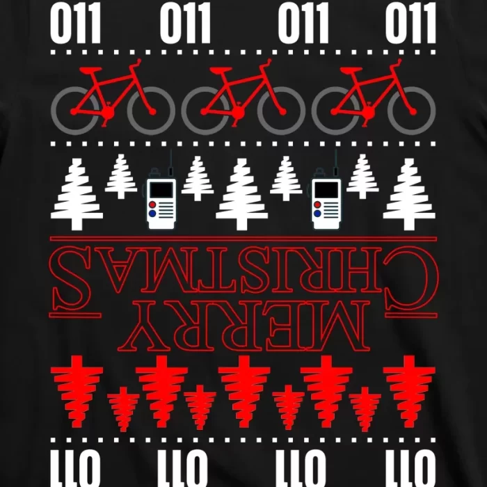 Merry Christmas Upside Down Ugly Sweater T Shirt 3