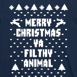 Merry Christmas Ya Filthy Animal T Shirt 3