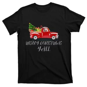 Merry Christmas Yall Truck T-Shirt