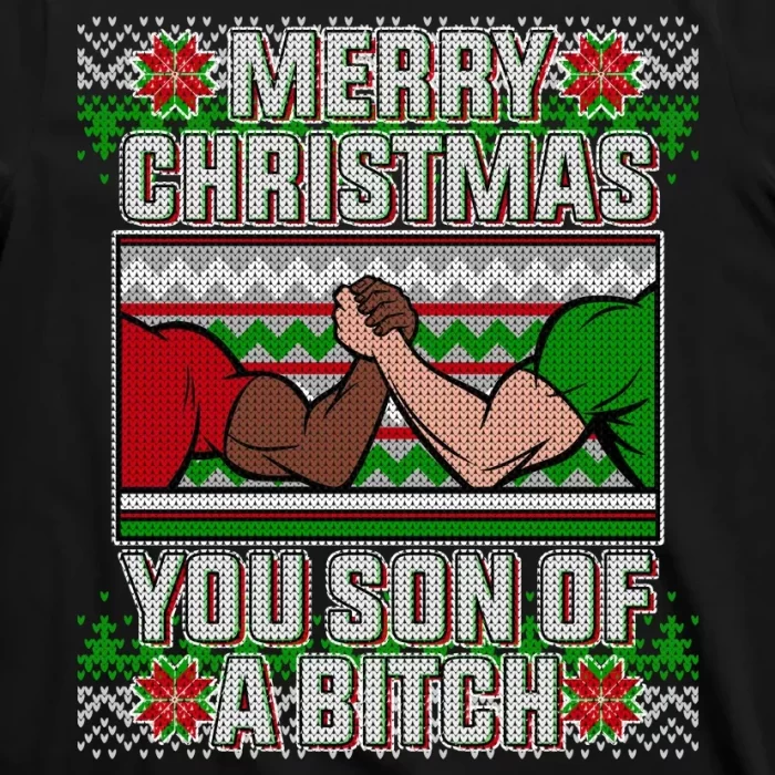 Merry Christmas You Son Of A Btch Ugly Sweater T Shirt 3