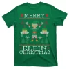 Merry Elfin Christmas Elf Ugly T-Shirt