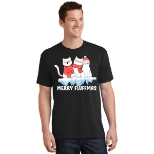 Merry Fluffmas Christmas T Shirt 1