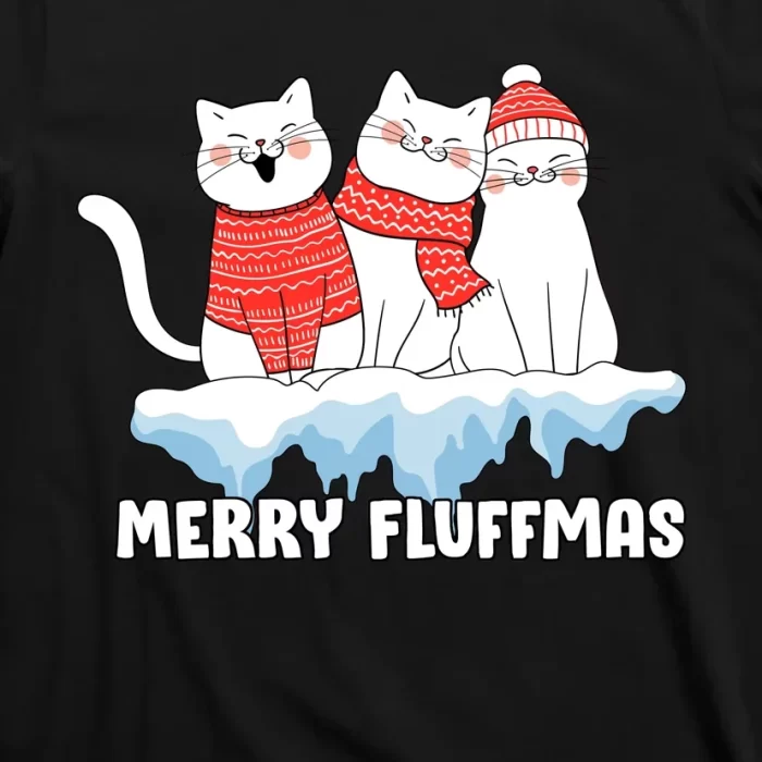 Merry Fluffmas Christmas T Shirt 3
