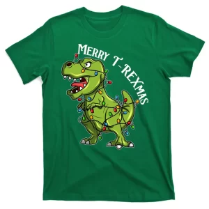 Merry T Rexmas Trex Christmas T-Shirt