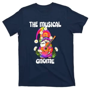 Musical Gnome Merry Christmas Tie Dye Pajamas T-Shirt
