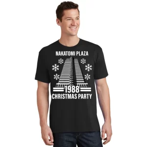 Nakatomi Plaza Christmas Party 1988 T Shirt 1