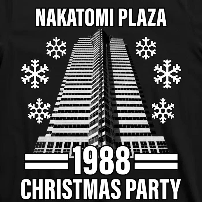 Nakatomi Plaza Christmas Party 1988 T Shirt 3