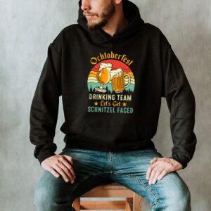 Oktoberfest Team Lets Get Schnitzel Faced German Men Women Hoodie 2 4