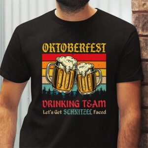 Oktoberfest Team Lets Get Schnitzel Faced German Men Women T Shirt 2 3