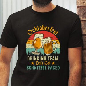 Oktoberfest Team Lets Get Schnitzel Faced German Men Women T Shirt 2 4