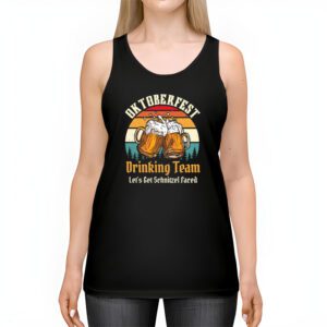 Oktoberfest Team Lets Get Schnitzel Faced German Men Women Tank Top 2