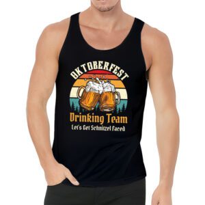 Oktoberfest Team Lets Get Schnitzel Faced German Men Women Tank Top 3