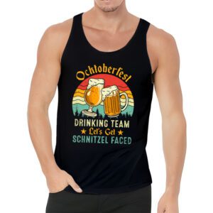 Oktoberfest Team Lets Get Schnitzel Faced German Men Women Tank Top 3 4