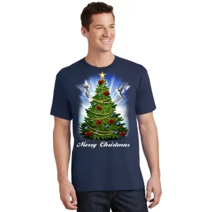 Ornament Merry Christmas Tree T Shirt 1