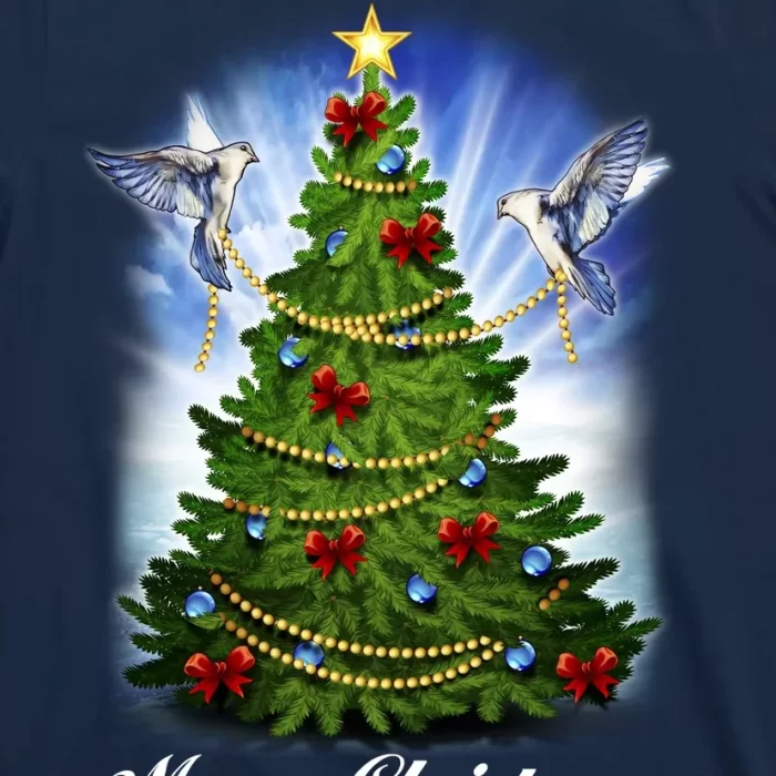 Ornament Merry Christmas Tree T Shirt 3