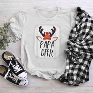 Papa Reindeer Pajama Merry Christmas T-Shirt