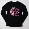 Pink Ribbon Still Here Survivor Breast Cancer Warrior Gift Longsleeve Tee