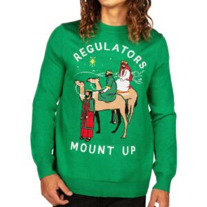 Regulators Mount Up Ugly Christmas Sweater