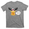 Reindeer Cartoon Ho Ho Cute Christmas Gift T-Shirt