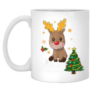 Reindeer Cute Merry Christmas Mug