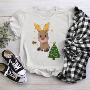 Reindeer Cute Merry Christmas T-Shirt