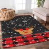 Reindeer Merry Christmas Rug
