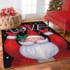 Santa Claus Merry Christmas Rug
