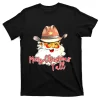 Santa Claus Merry Christmas Y'all Western T-Shirt