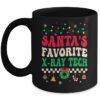 Santa's Favorite X-ray Tech Groovy Retro Christmas Mug