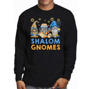 Shalom Gnomes Funny Hanukkah Chanukah Jewish Pajamas Longsleeve Tee 3 7