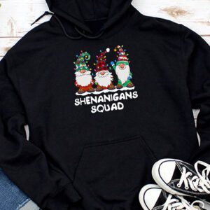 Shenanigans Squad Gnomes Pajamas Family Matching Christmas Shirts Idea Hoodie