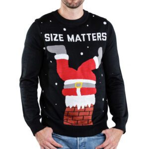 Size Matters Ugly Christmas Sweater