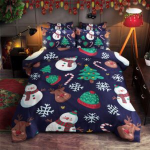Snowman Merry Christmas CgT Bedding Sets