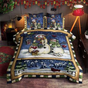 Snowman Merry Christmas CgT Bedding Sets