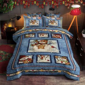 Snowman Merry Christmas CgT Bedding Sets