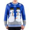 Snowman Nose Thief Ugly Christmas Sweater