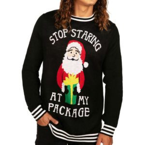 Stop Staring Ugly Christmas Sweater