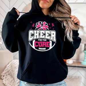 Support Pink Out Cheer For A Cures Breast Cancer Month Funny Hoodie 1 4