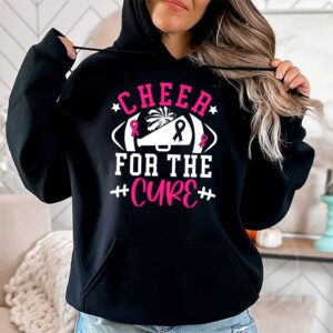 Support Pink Out Cheer For A Cures Breast Cancer Month Funny Hoodie 1 5