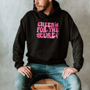 Support Pink Out Cheer For A Cures Breast Cancer Month Funny Hoodie 2 2